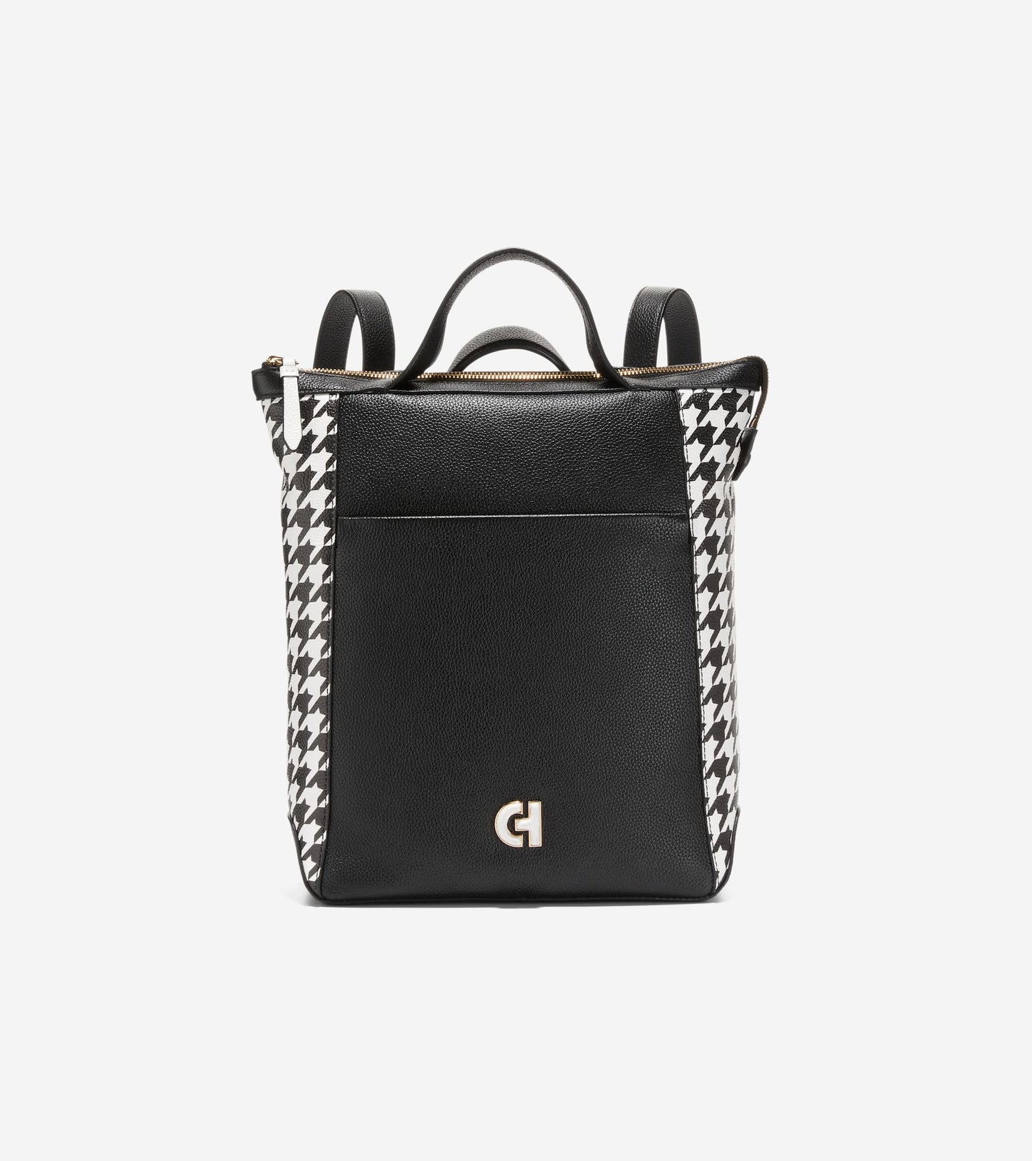 U06709:BLACK&WHITE HOUNDSTOOTH/ OPTIC WHITE/ BLACK:0000 (7985335140599)