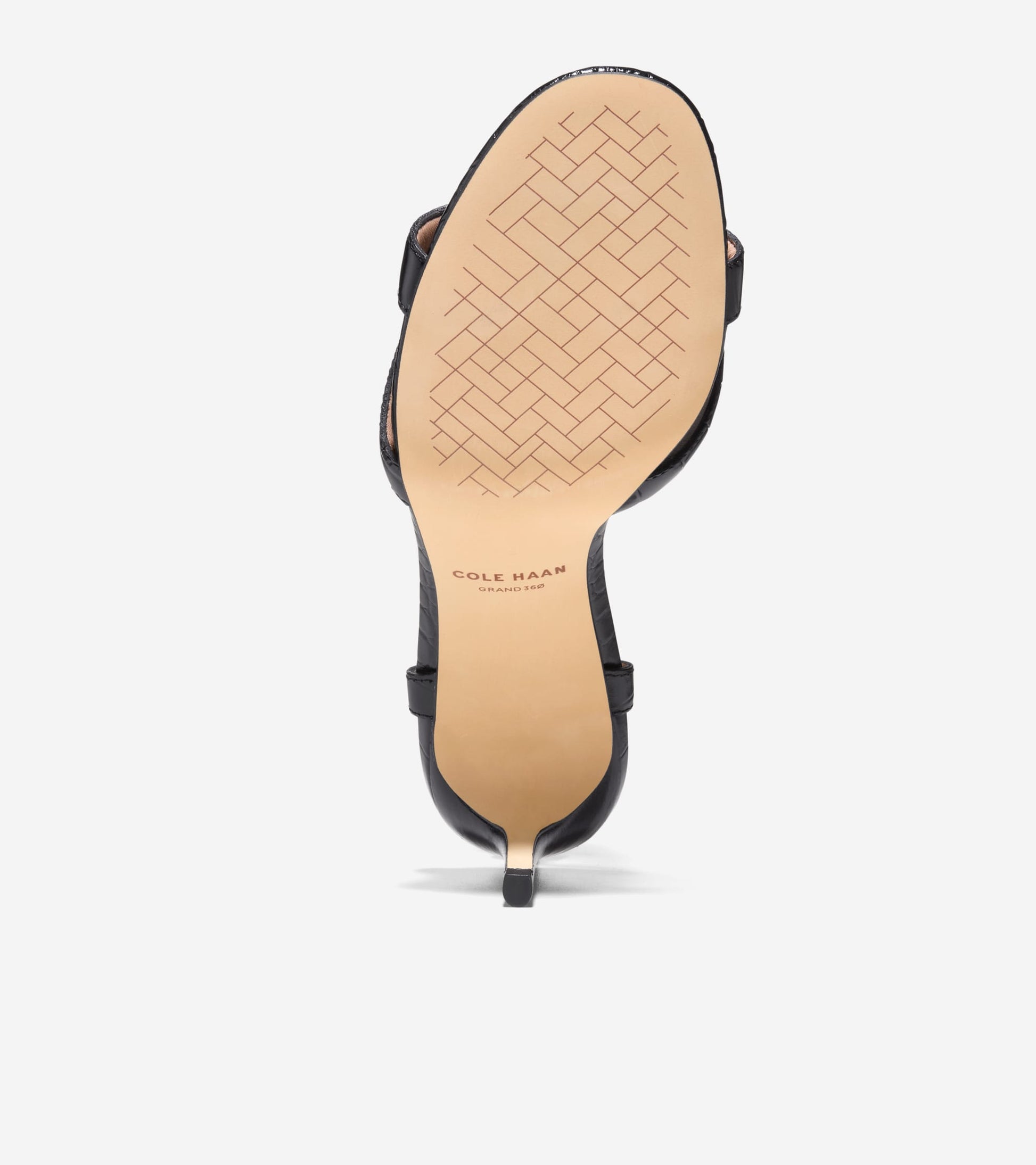 W34656:BLACK CROC PRINT LEATHER