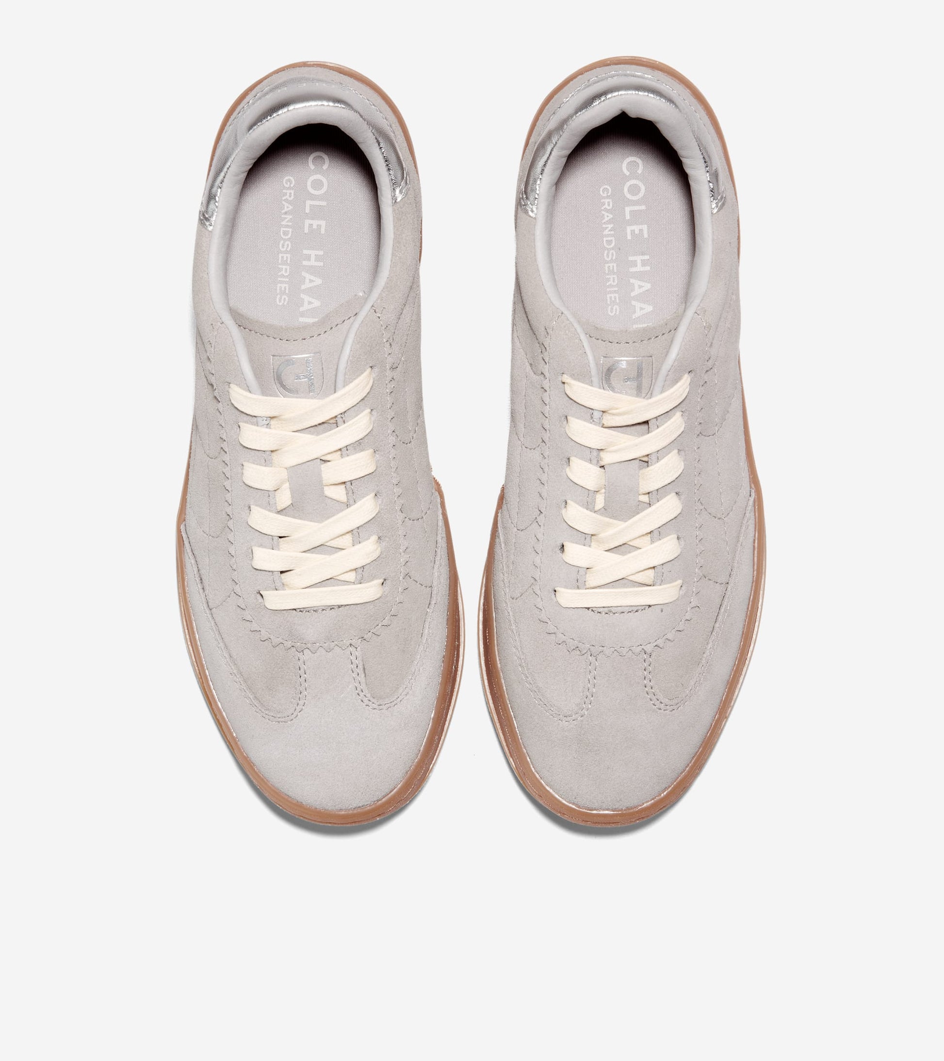 W30273:DOVE SUEDE/SILVER METALLIC (8055918297335)