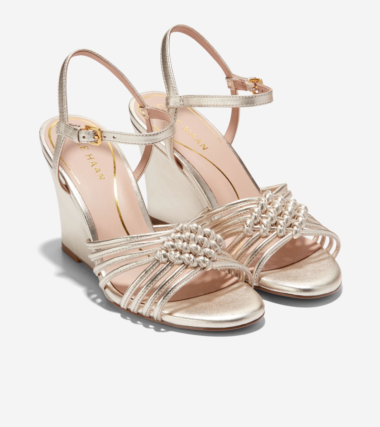 ქალის Jitney Knot Wedge Sandals