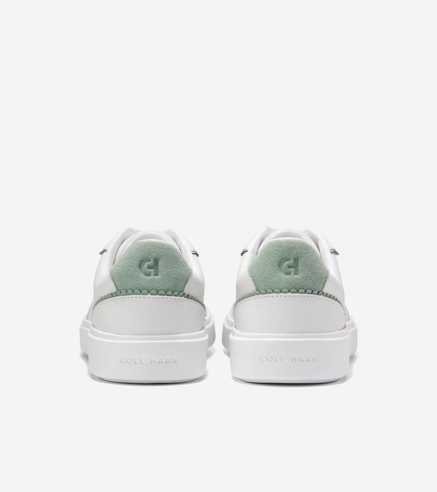 W36229:WHITE LEATHER / LILY PAD SUEDE