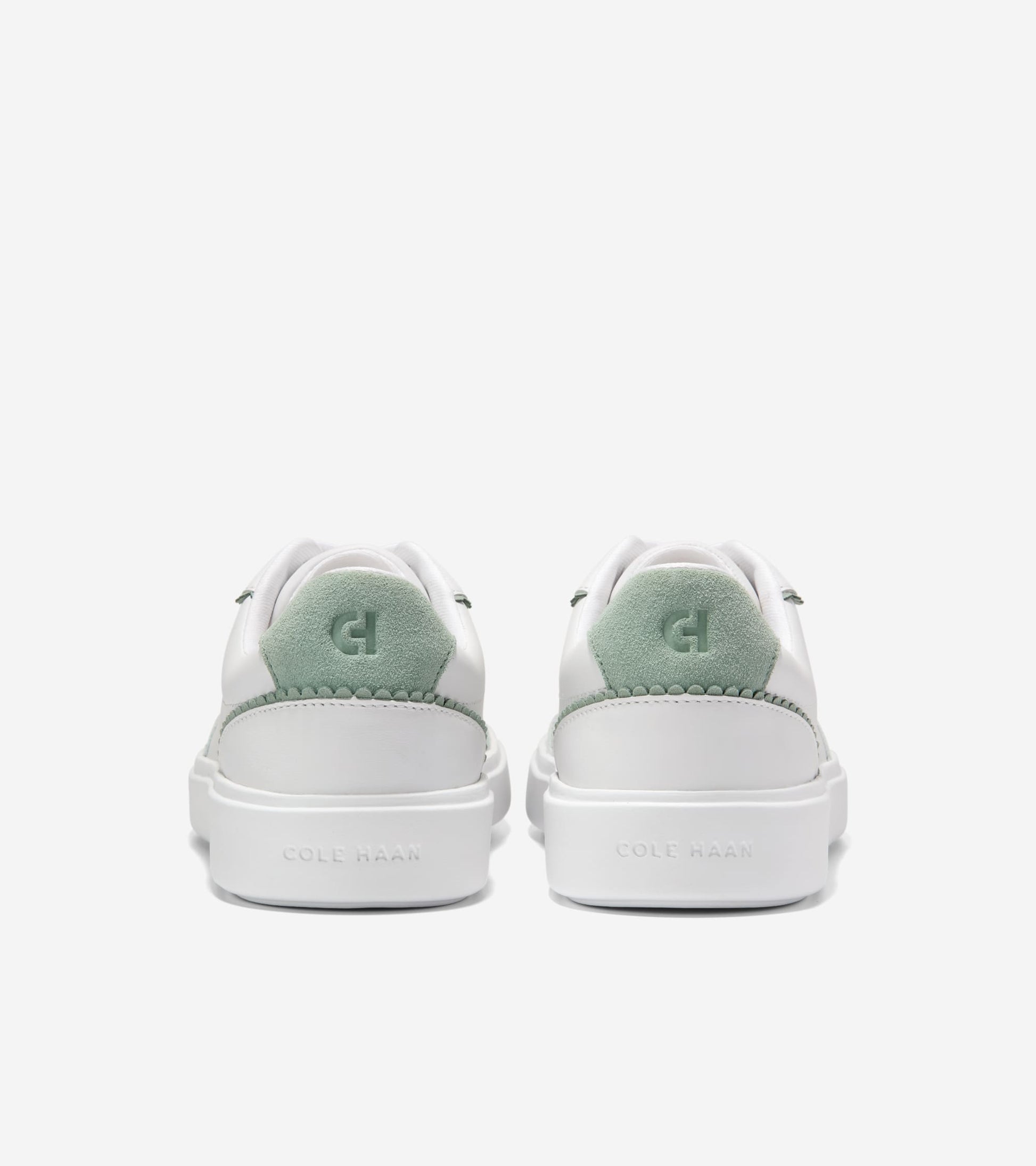 W36229:WHITE LEATHER / LILY PAD SUEDE
